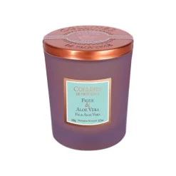 Bougie parfumée en cire végétale senteur Aloé vera Collines de Provence - 180 g