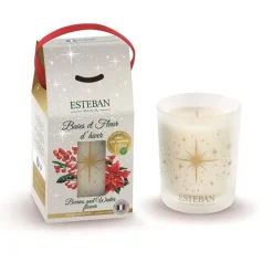 Bougie parfumée Esteban Baies et fleurs d’hiver - 180 g