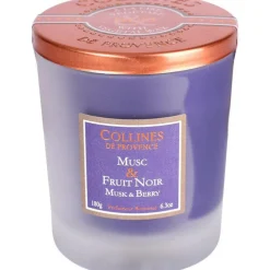 Bougie parfumée musc et fruit noir