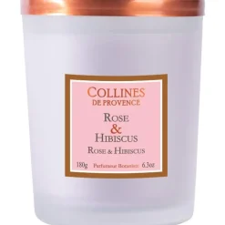 Bougie parfumée rose hibiscus