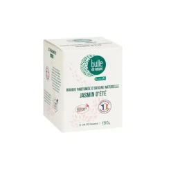 Bougie parfumée senteur jasmin d'été contrôlée par Ecocert Greenlife Bulle de Nature par botanic® - 180 g
