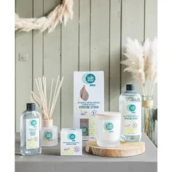 Bougie parfumée senteur verveine citron contrôlée par Ecocert Greenlife Bulle de Nature par botanic® - 180 g