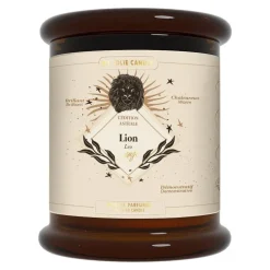 Bougie parfumée vanille clou de girofle My jolie Candle Astrale lion - 300 g