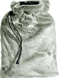 Bouillotte vert olive en polyester Kinta - 23 x 33 cm