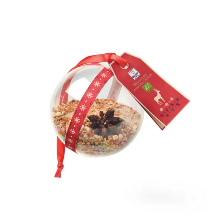 Boule avec préparation pour vin chaud de Noël bio 75 g