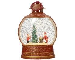Boule de Noël animée intérieur micro LED - 8 x 25,5 cm