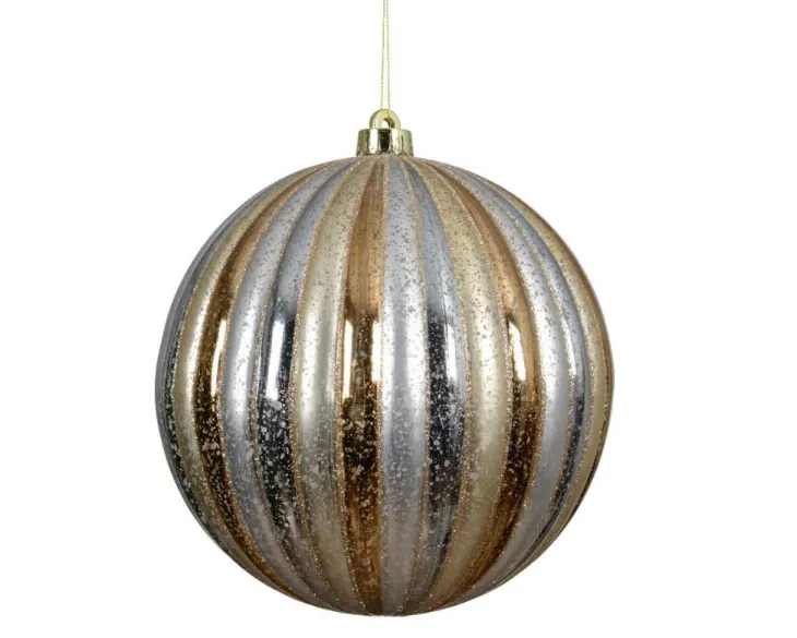 Boule XL antique multicolore - Ø 20 cm