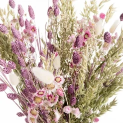 Bouquet coloris multicolore en fleurs séchées - Ø 25 cm