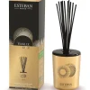 Bouquet parfumé et recharge Esteban collection Vanille d'or – 100 ml