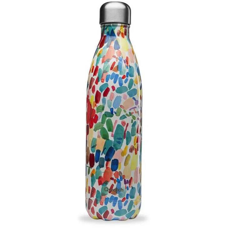 Bouteille Arty bleu isotherme Qwetch -750 ml