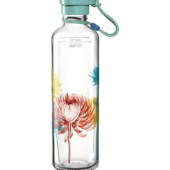 Bouteille avec bouchon coloris multicolore en verre - 75 cl