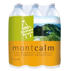 Bouteille d'eau Montcalm 1,5L (bouteille vendue à l'unité)