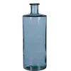 Bouteille en verre bleu Guan - Ø 15 x H 40 cm