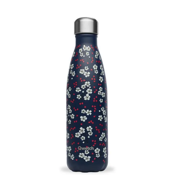 Bouteille hanami - bleu Qwtech - 500 ml