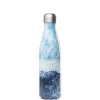 Bouteille isotherme Qwetch inox Océan bleue 500 ml