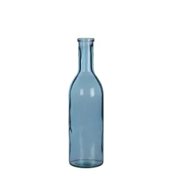Bouteille Rioja coloris bleu en verre recyclé - Ø 15 cm