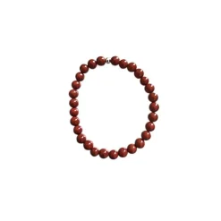 Bracelet jaspe rouge 6mm