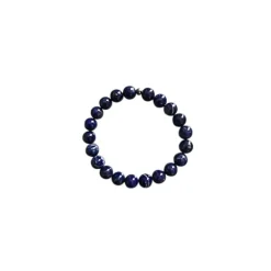 Bracelet lapis lazuli 4mm