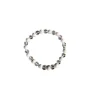 Bracelet mix howlite et cristal de roche 6mm