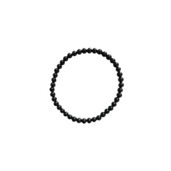 Bracelet onyx noir 4mm