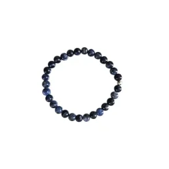 Bracelet sodalite bleu 8mm