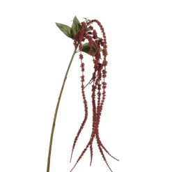 Branche artificielle d’Amaranthus bordeaux - H 65 cm