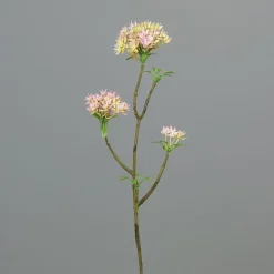 Branche artificielle de Bouvardia blanc rose - 54 cm