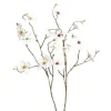 Branche artificielle de cornouiller coloris rose - 75 cm