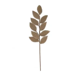 Branche de feuilles en jute - Ø 15 x 76 cm
