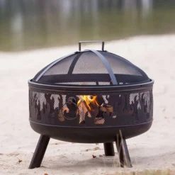 Brasero en métal Blazer Redfire - 61 cm