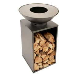 Braséro de cuisson onyx classic avec grille centrale et housse RedFire - 80 cm