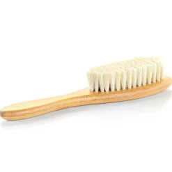 Brosse à cheveux pour bébé coloris beige en bambou Cap Bambou - 60 g