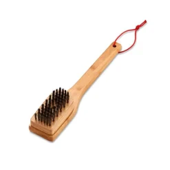 Brosse de nettoyage en bambou pour barbecue Weber - 30 cm