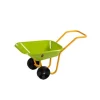 Brouette en métal pour enfant verte