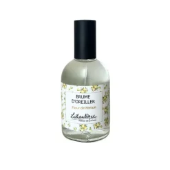 Brume d’oreiller en flacon de verre transparent Lothantique L’éditeur de parfums senteur Fleur de Menton - 100 ml