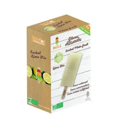 Bâtonnets sorbet au citron vert bio Palitos – 4 x 70 g