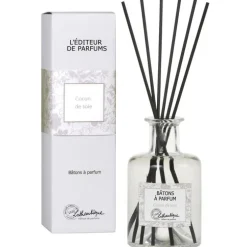 Bâtons à parfum senteur coton de soie de 200 ml