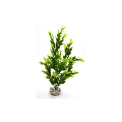 Buisson plante verte en plastique 35 cm