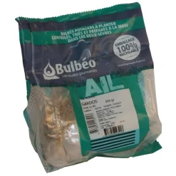 Bulbes d’ail rose gardos calibre 50+, 500 g