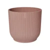 Cache pot rose poudré Elho Vibes fold - Ø 18 cm
