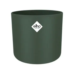 Cache pot vert leaf green Elho b.for soft - Ø 18 cm
