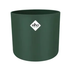 Cache pot vert leaf green Elho b.for soft - Ø 18 cm
