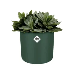 Cache pot vert leaf green Elho b.for soft - Ø 18 cm