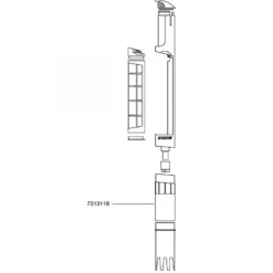 Cache turbine spécial Quick Vacpro, EHEIM PIÈCES DÉTACHÉES, modèle 3531 - 7313118