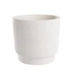 Cache-pot coloris blanc Madeira - 28 x 26 cm