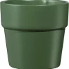 Cache-pot coloris vert lima mini - Ø 7 cm