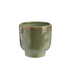 Cache-pot céramique Stone - Ø 13,5 x H 13 cm