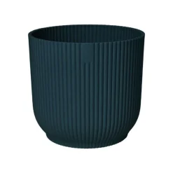 Cache-pot Elho Vibes fold bleu foncé - Ø 16 cm