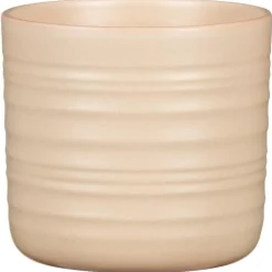 Cache-pot en céramique beige Scheurich 850 Dry reed - Ø 17 cm