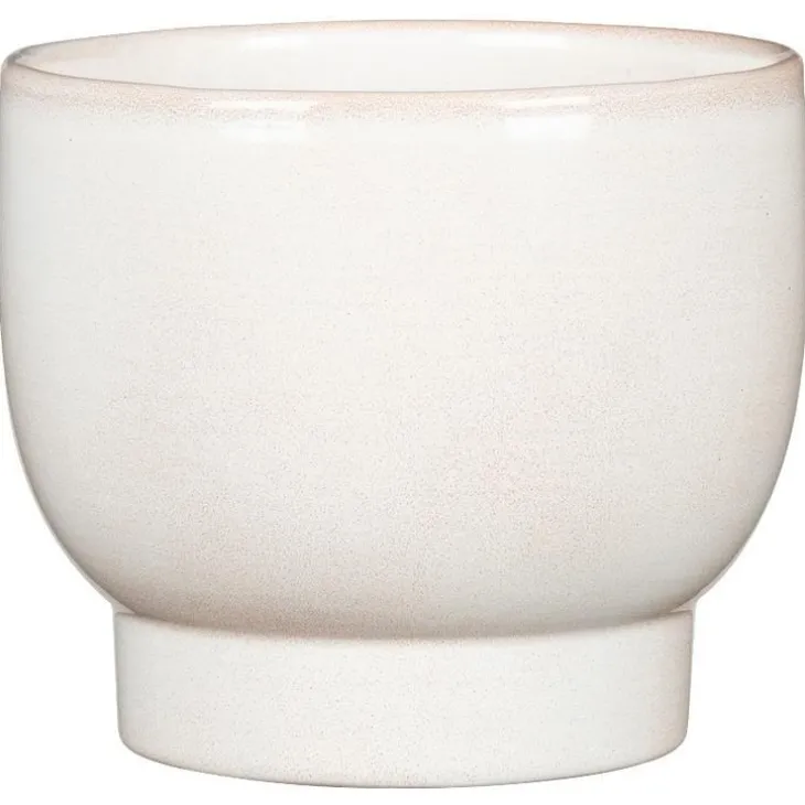Cache-pot en céramique blanc Scheurich 930 Opale - Ø 18 cm